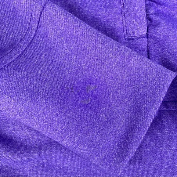 Athleta Rishi Jacket Yoga Hoodie Size M Medium Purple 59006 Hoody Zip Front L/S - Picture 8 of 10